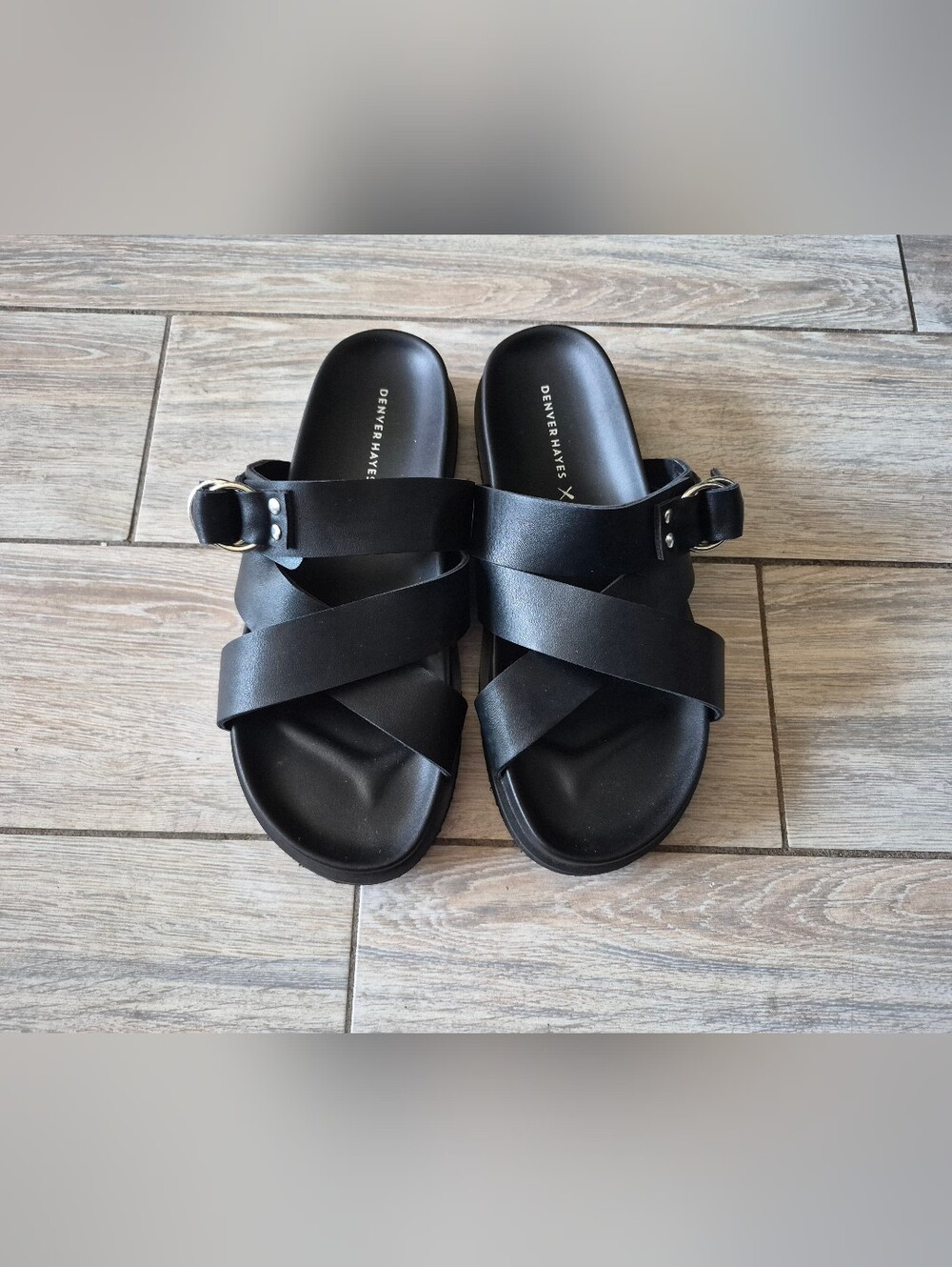 Denver Hayes Black Sandal